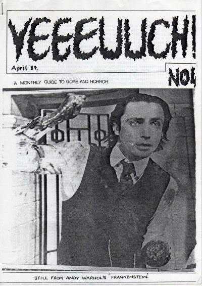 YEEEUUCH! magazine side cover Issue 4 April 1987