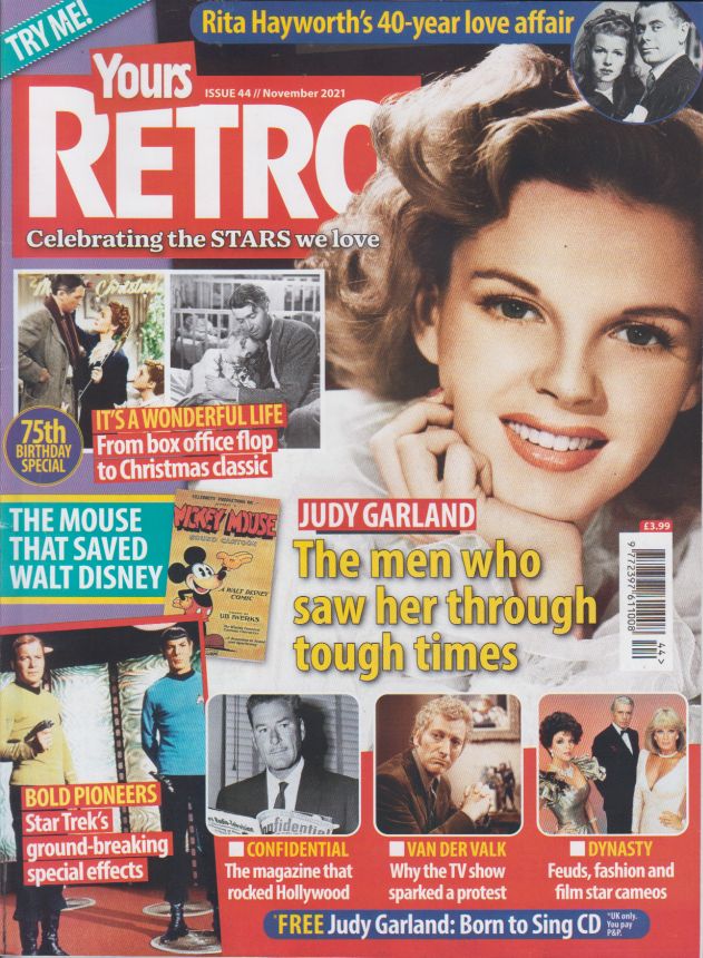 YOURS RETRO magazine side cover Issue 44  November 2021
