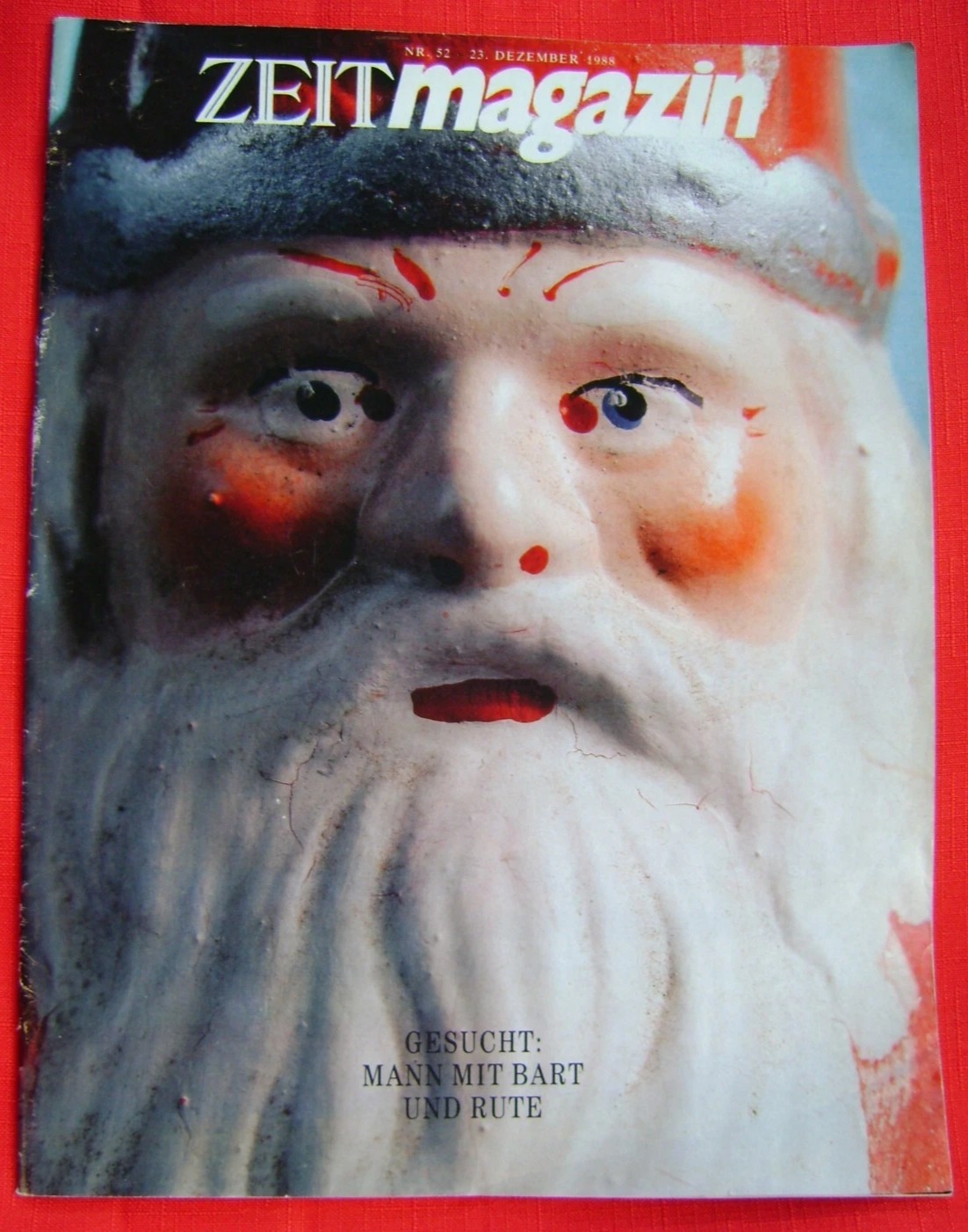 ZEITMAGAZIN magazine side cover Issue 52 23 December 1988