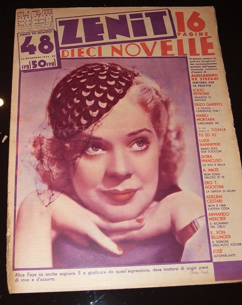 ZENIT NOVELLE magazine side cover Issue 48  1936