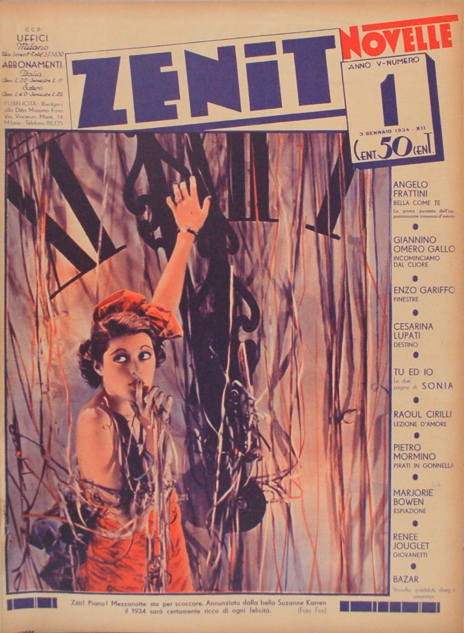 ZENIT NOVELLE magazine cover