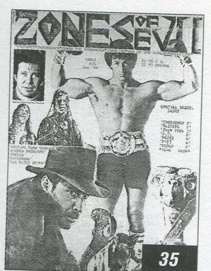 ZONES OF EVIL magazine cover Issue 35  1985