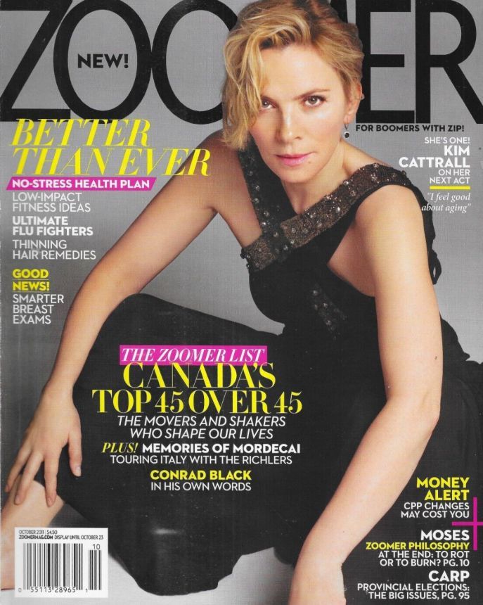ZOOMER magazine cover  October 2011