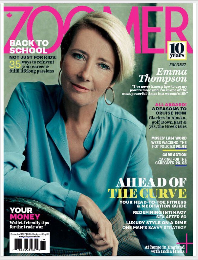ZOOMER magazine cover  September 2018