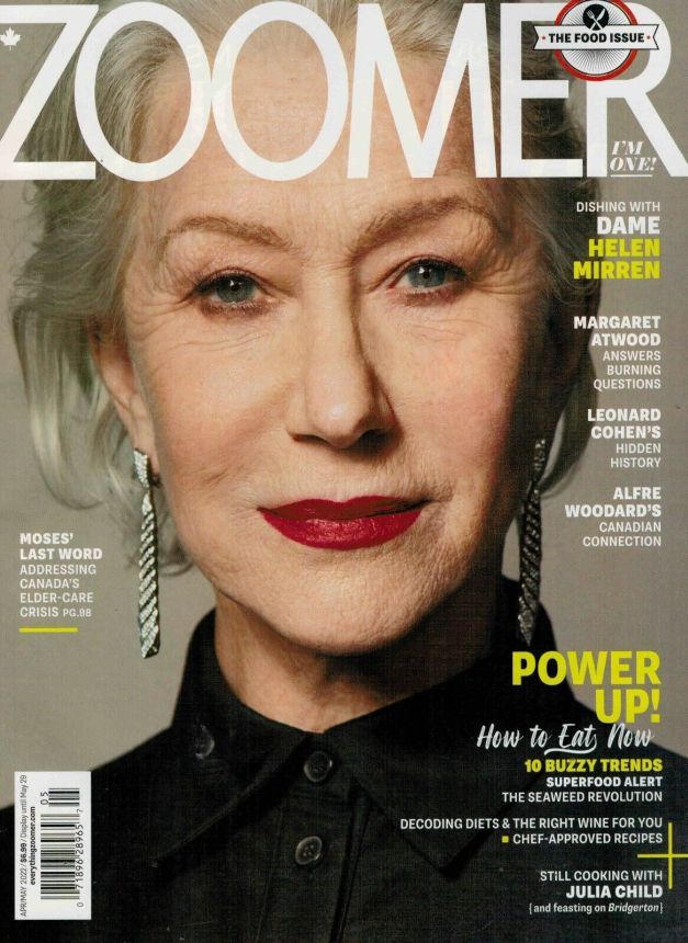 ZOOMER magazine side cover  April 2022